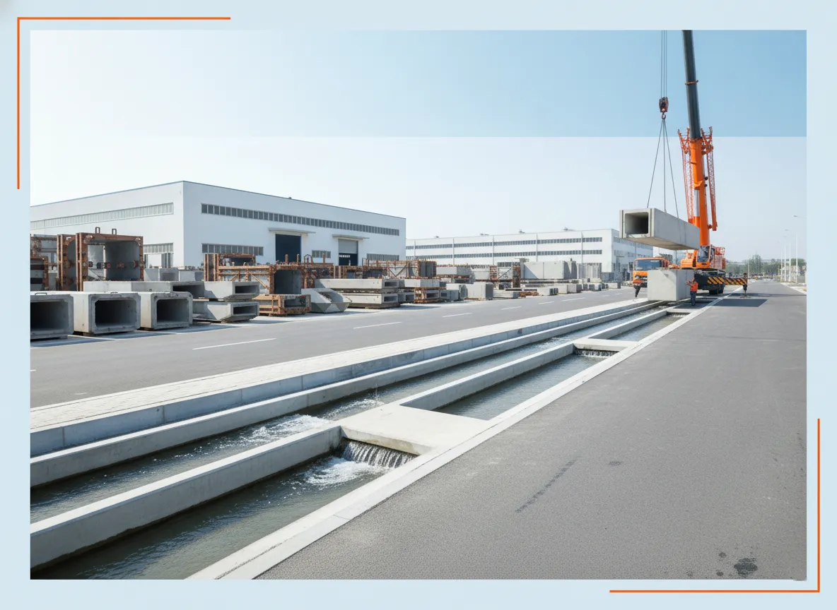 Precast U-Drain Manufacturer in Chennai by Triranga Infra